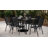 Aundreia 7-Piece Stackable Patio Dining Set with Glass Top Table-744558648