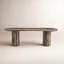 Ponce Desk-Rocky Brown Marble