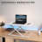 White Single Top Desk Riser