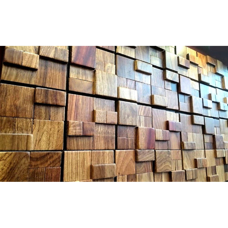 Hakun 30 cm x 30 cm Wood Look Tile in Brown