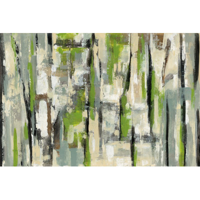 Spring Stripes by Silvia Vassileva - Wrapped Canvas Painting