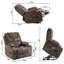 Fauteuil inclinable motorisé avec massage multifonctionnel-1847608969