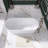 66.93'' x 31.5'' Freestanding Soaking Solid Surface Bathtub