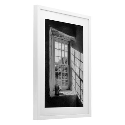 Afternoon D'Light Window View Framed Print Under Glass, design by Robin-Lee Viera