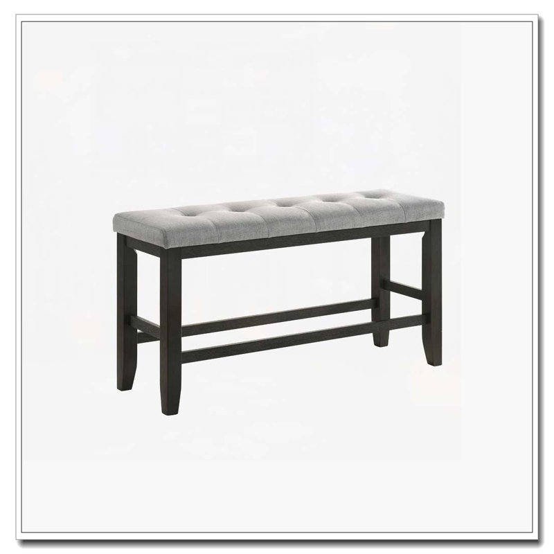 Counter Height Upholstered Dining Bench