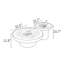 Table basse ronde de style italien