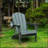 HDPE Folding Adirondack Chair With Dual Cup Holder, Durable And Weather-Resistant For Outdoor Comfort And Convenience-1738350716