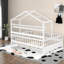 Lit de maison en bois peu encombrant avec rangement, lits pour enfants modernes