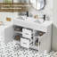 Base de meuble-lavabo double 48 po seulement, lavabo non inclus-105762692