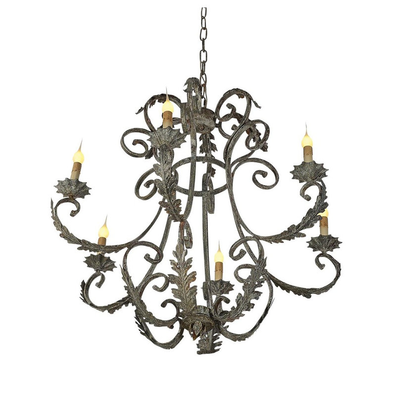 Lustre empire 6 lumières Florance, Haute mer