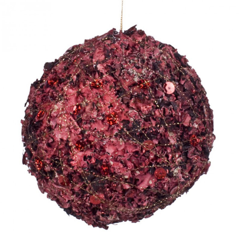 15cm Bauble, Red