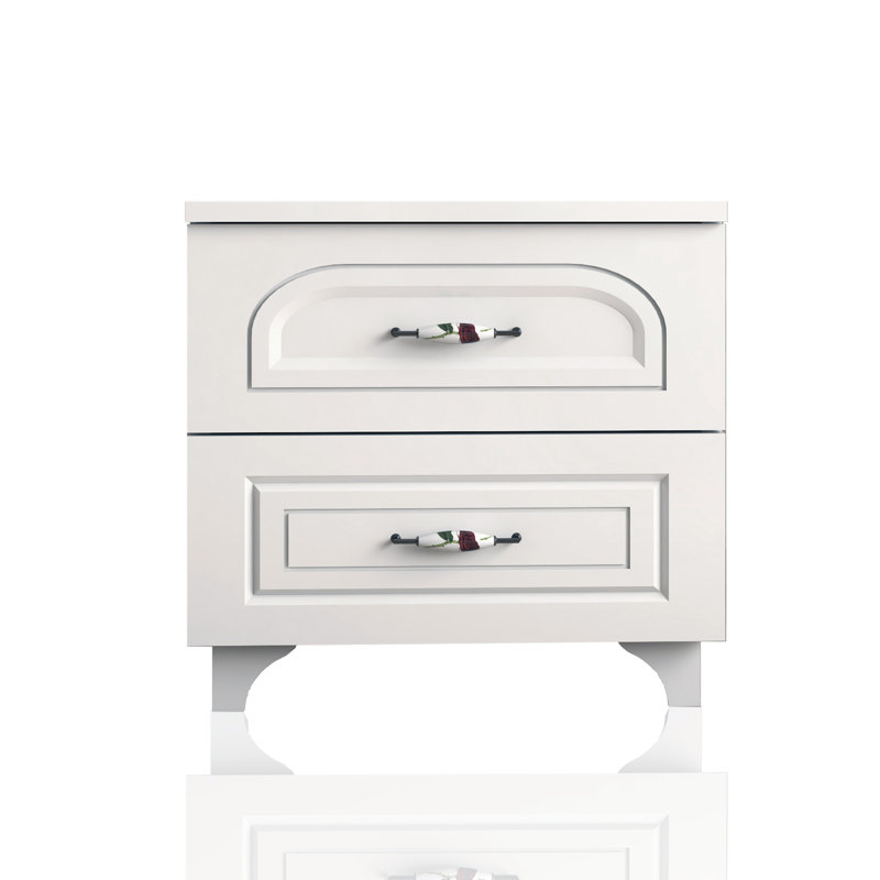 Kieth 45cm W Manufactured Wood Bedside Table