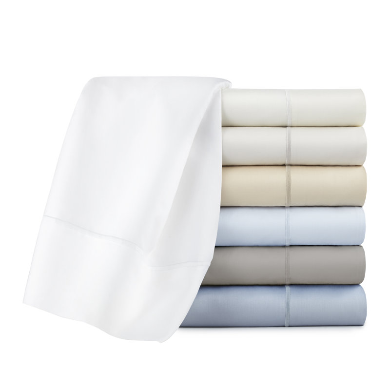 Soprano 100% Cotton Buttons Sham, Euro, White