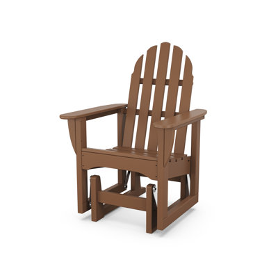 POLYWOOD Classic Adirondack Glider Chair by POLYWOOD