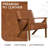 26.5" Wide Solid Wood Frame Upholstered Mid Century Accent Chair, Modern Armchair-941512337