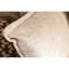 Chenille beige élégante avec coussin en mousse haute, structure en bois d'ingénierie, lit et siège ferme contemporain