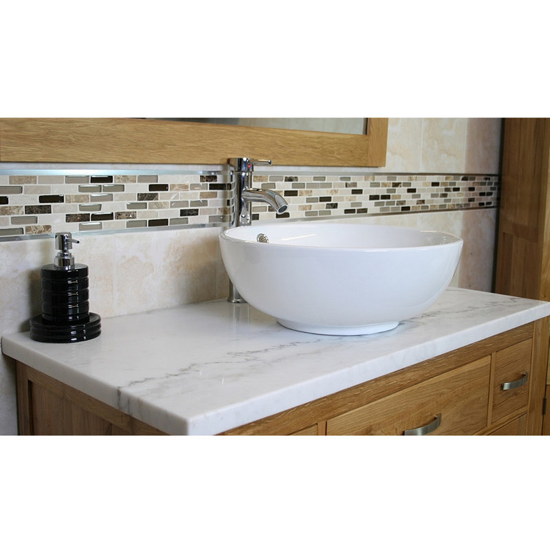 Maximus 1000mm Single Bathroom Vanity with Vessel Ceramic Basin