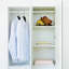 Système d'organisation modulaire en bois avec miroir