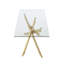 Tewksbury Glass Top Metal Base Dining Table-960640354-979384892