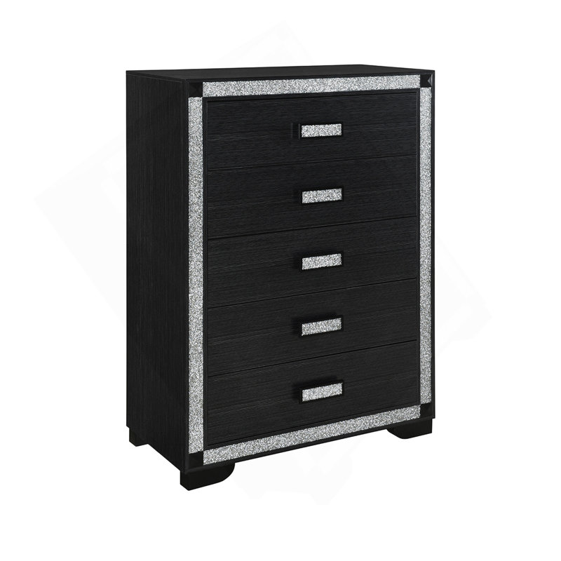 Commode Soulmarie, Gris anthracite
