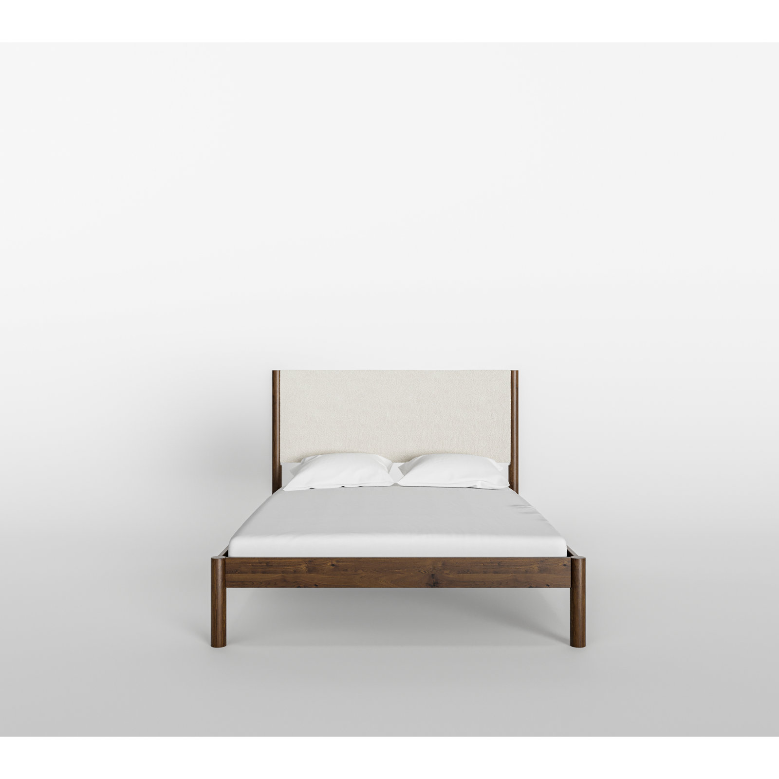 Ardin Boucle Bed, Walnut, Full