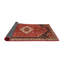 Tapis traditionnel rouge / noir-2029002215