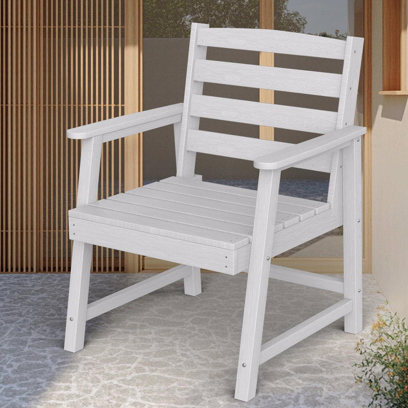 Chaise de patio pour l'extérieur, Blanc
