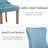 Tufted Modern Velvet Kitchen Upholstered Side Chairs Dining Chairs Set of 4-603498154
