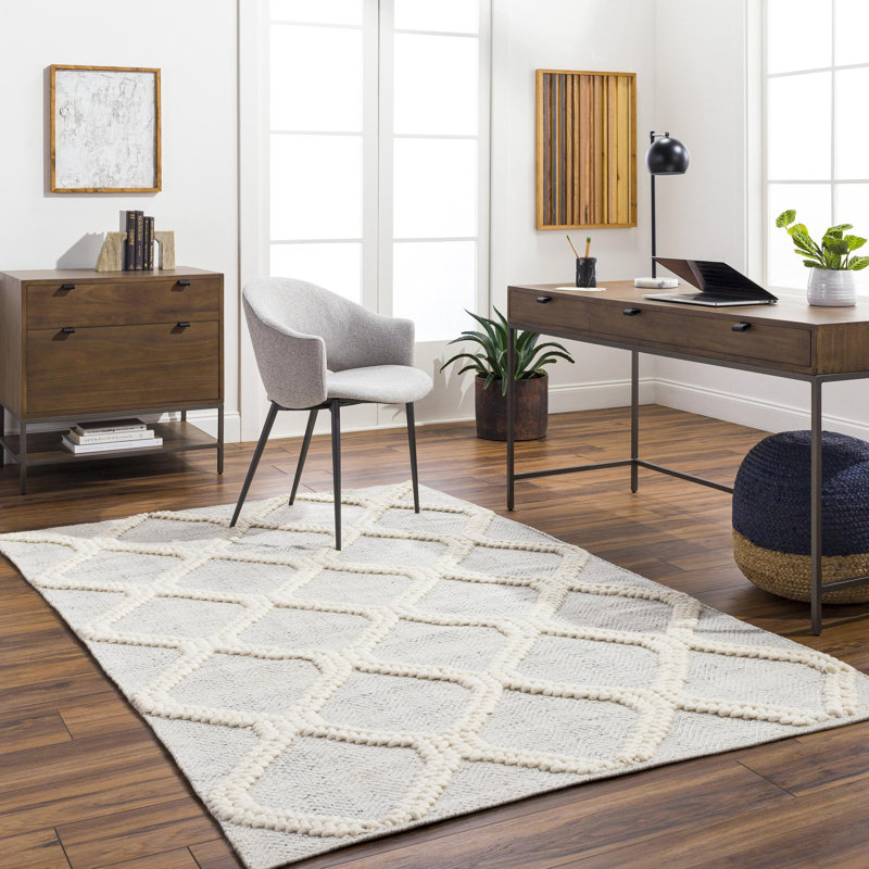 Geometric Indoor Rug, Rectangle 9' x 12'