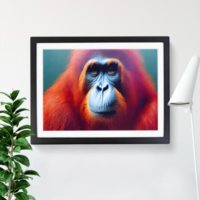 XH1022-8646X Superb Orangutan - Single Picture Frame Print