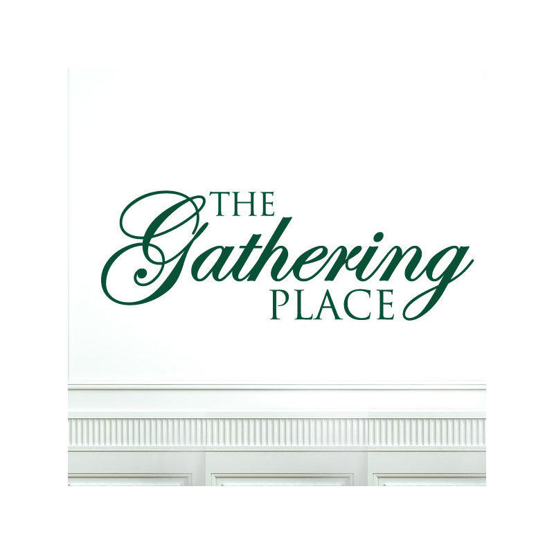Non-Wall Damaging Wall Decal, Dark Green, Large