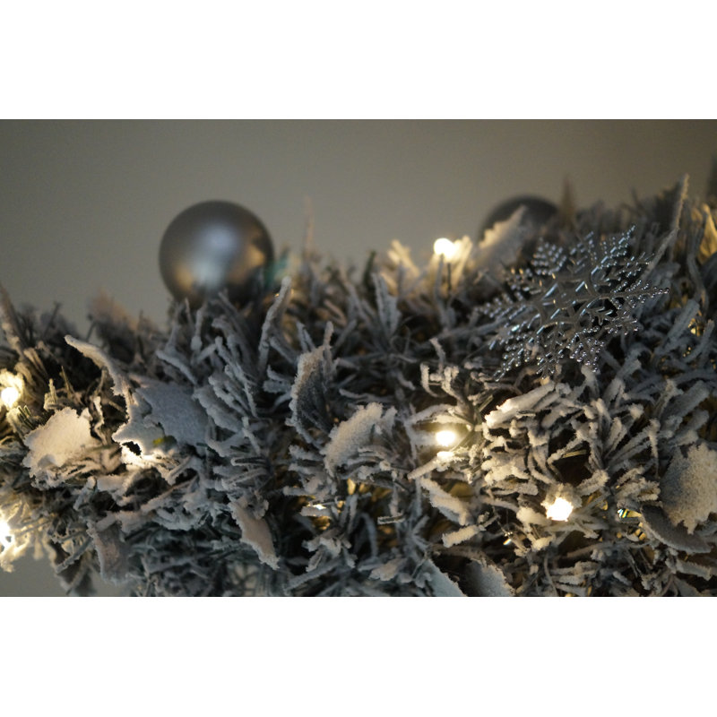 Lighted Artificial Pre Lit Christmas Tree 6ft, 7.48ft H