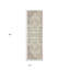 8' Sea Green Medallion Power Loom Runner Rug