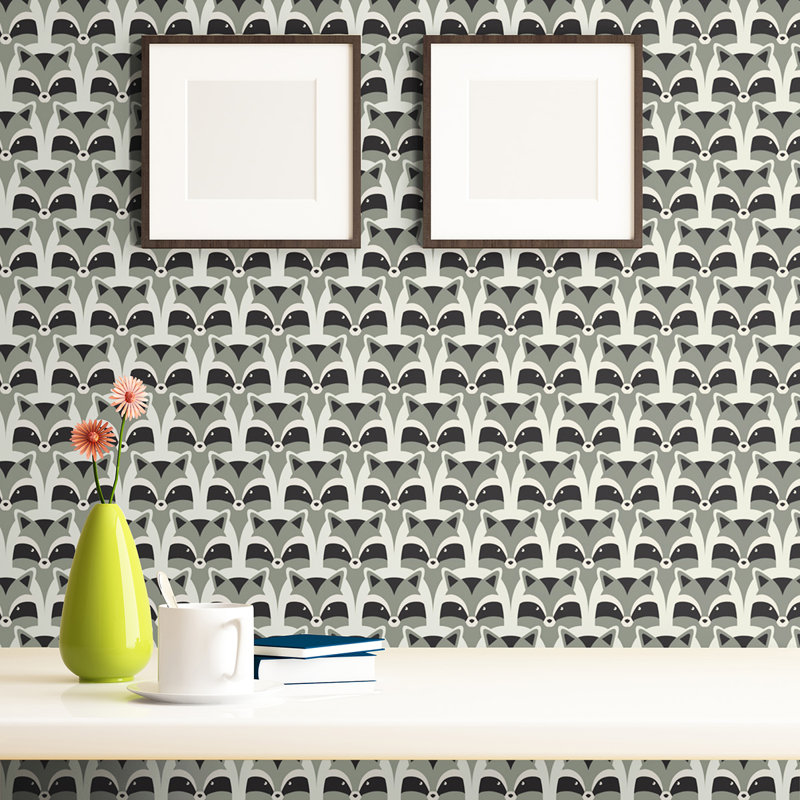 Panneau de papier peint amovible Keesee, L 102 po x l 24 po