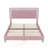 Queen Size Modern Velvet Upholstered Bed Frame with LED Lights and Tufted Headboard, Perfect for Contemporary Bedrooms