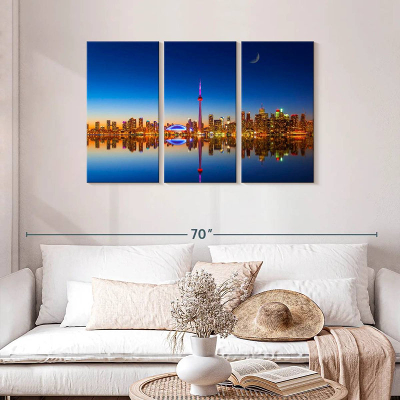 Hannes Toronto City Reflection, 28" H x 45" W