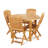 Square Teak Outdoor Dining Table , 47'' in. W 47'' in. D