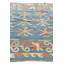 Tapis bleu Odell