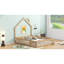 Lit plateforme avec garde-corps Wood House-270198465