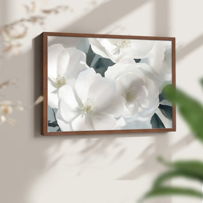 Série florale - XXI - Reproduction encadrée - Restickable