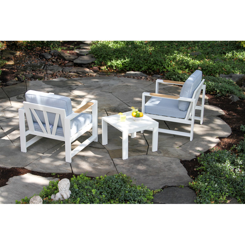 Jayton 2 - Person Patio Conversation Set with Cushions