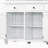 74.8" High-Capacity Pantry with 6 Doors & Adjustable Shelves-937808513