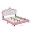 Lit tapissier élégant avec tête de lit couronne élégante Princess-154066805-154066807
