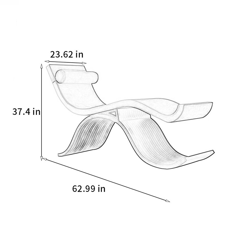 Élégant fauteuil en similicuir de bouleau