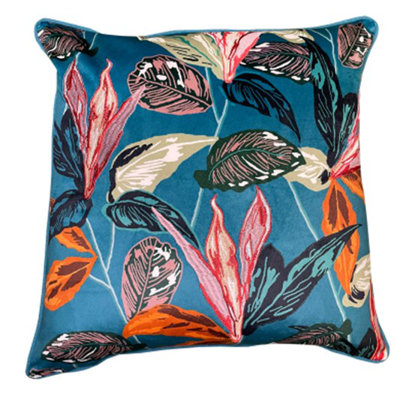 Andersonburg Abstract Teal Sqaure Cushion