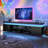 83" TV Stand/Media Console For Tvs Up To 95" With Power Outlets, USB Ports And LED Light Strips