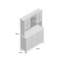 Display Cabinet Valencia - Solid Wood-93564102