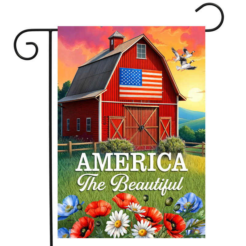 Drapeau de jardin American Barn