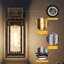 Lanterne murale d'extérieur Water Ripple, luminaire de véranda pour l'extérieur, sans capteur-1564974325