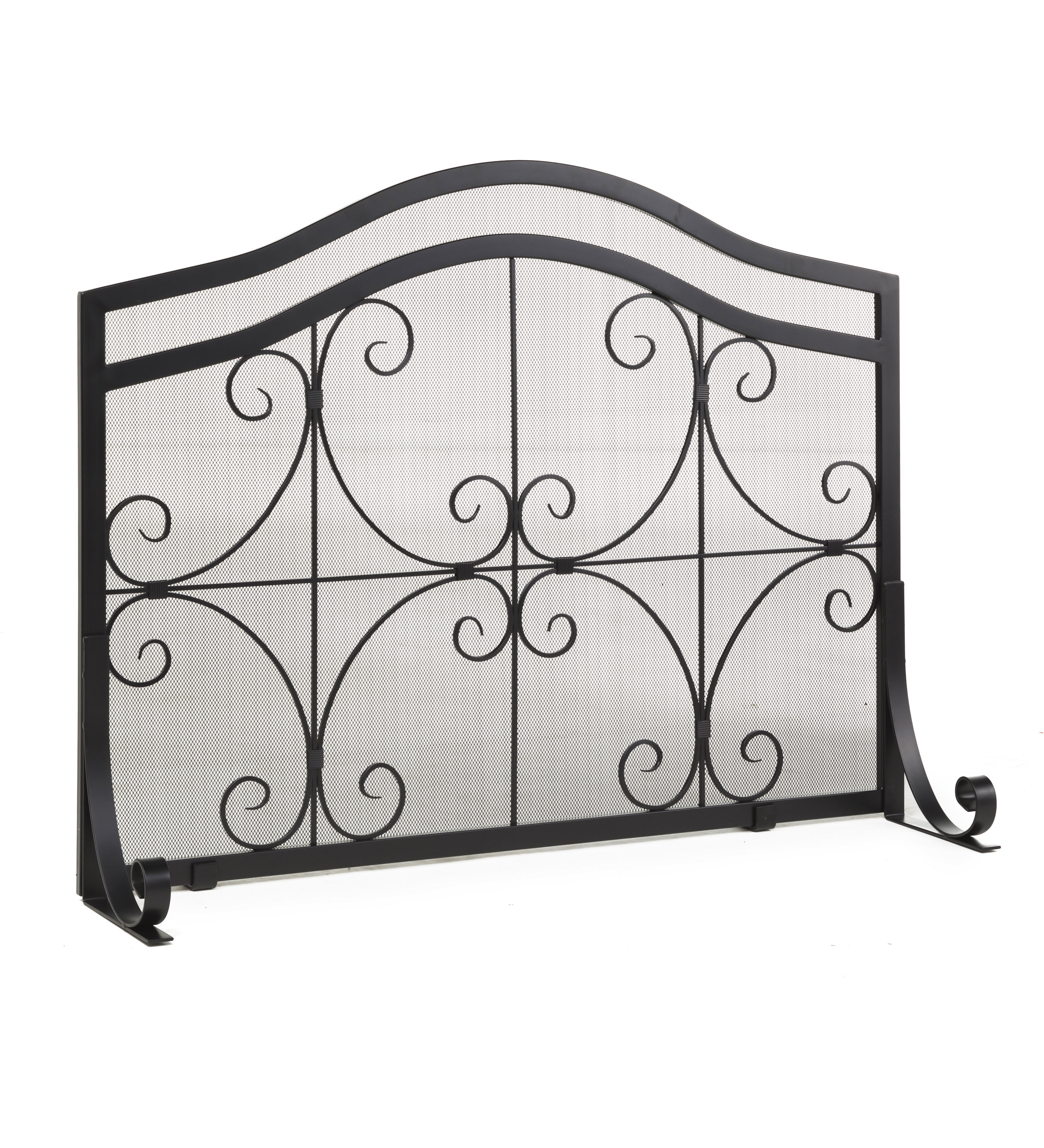 Plow And Hearth 9 Panel Steel Fireplace Screen Wayfair